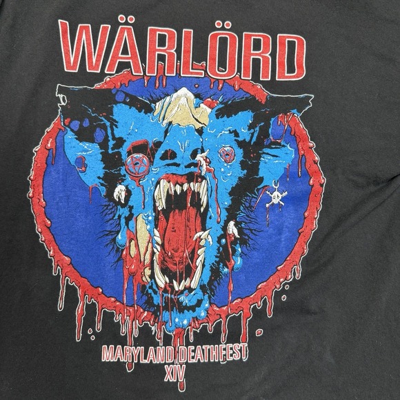 The Unbranded Brand Other - 2016 XIV Maryland Deathfest L T-shirt Testament Samael Paradise Lost Grindcore